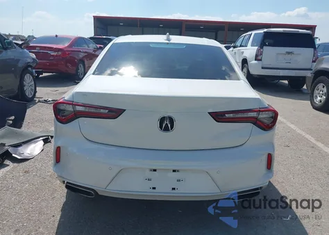 2022 Acura Tlx Technology Package из США, поврежденный, VIN 19UUB5F46NA004432